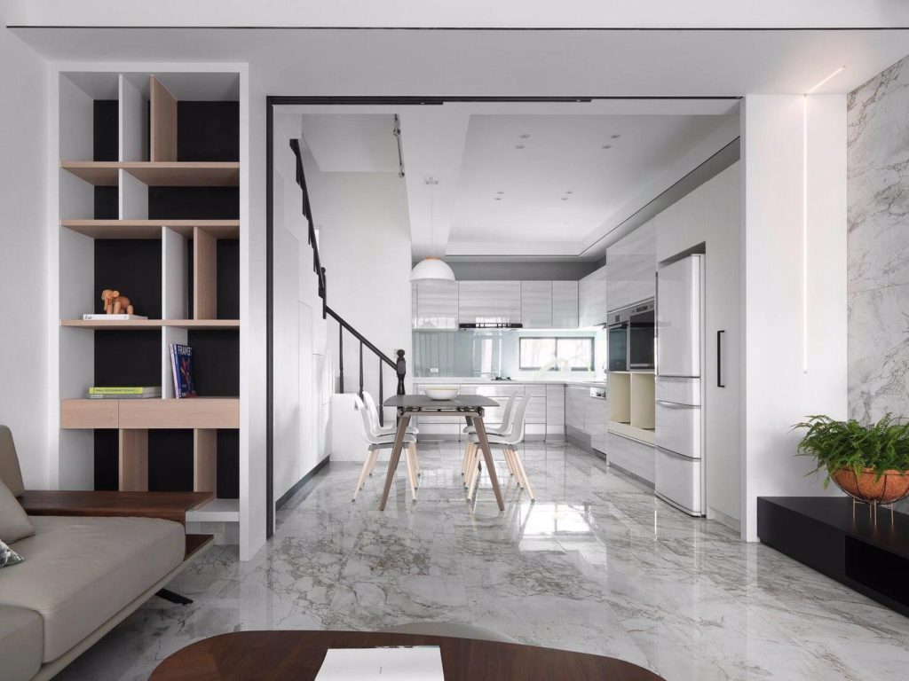 Zinarea Interior Design project Taiwan with ITt Ceramic products