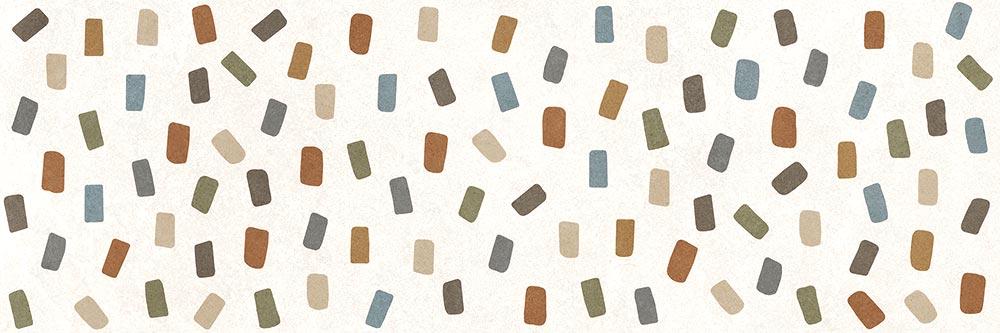 CONFETTI BLANC MATT RECT 29,5x90 - B59