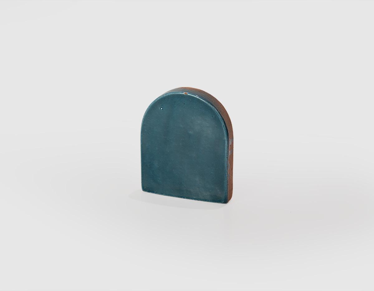 BALDOSA LANDSCAPE DECOR BLUE SHINY 9X11